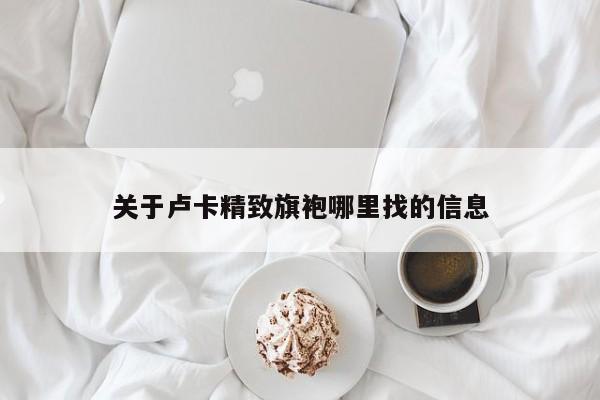 关于卢卡精致旗袍哪里找的信息