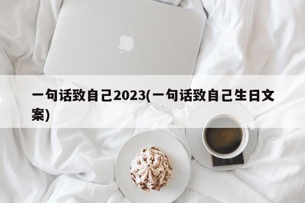 一句话致自己2023(一句话致自己生日文案)