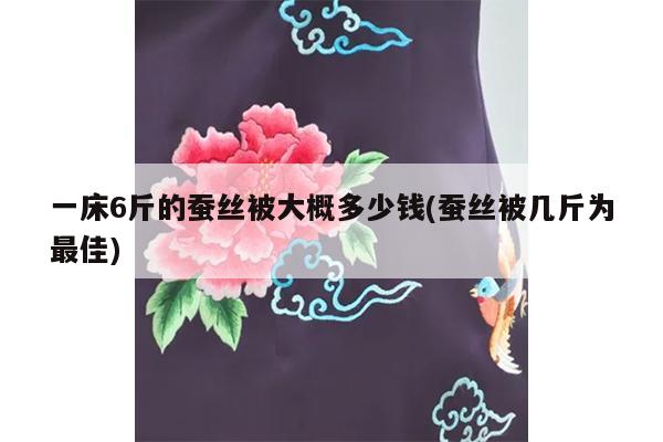 一床6斤的蚕丝被大概多少钱(蚕丝被几斤为最佳)