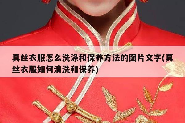 真丝衣服怎么洗涤和保养方法的图片文字(真丝衣服如何清洗和保养)