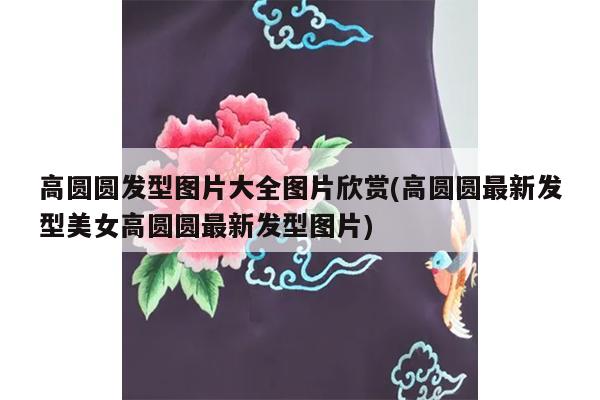 高圆圆发型图片大全图片欣赏(高圆圆最新发型美女高圆圆最新发型图片)