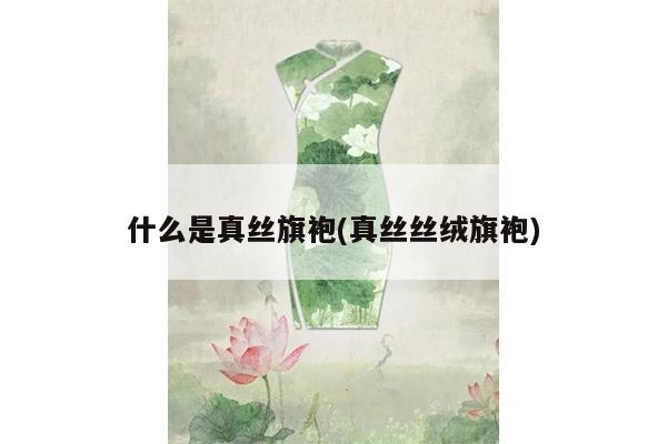 什么是真丝旗袍(真丝丝绒旗袍)