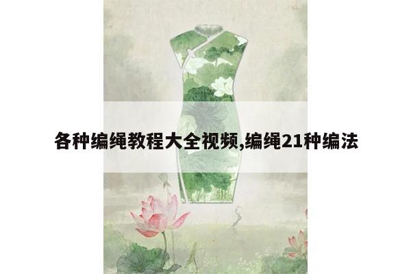 各种编绳教程大全视频,编绳21种编法