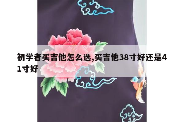 初学者买吉他怎么选,买吉他38寸好还是41寸好