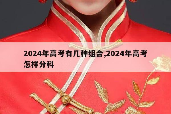 2024年高考有几种组合,2024年高考怎样分科