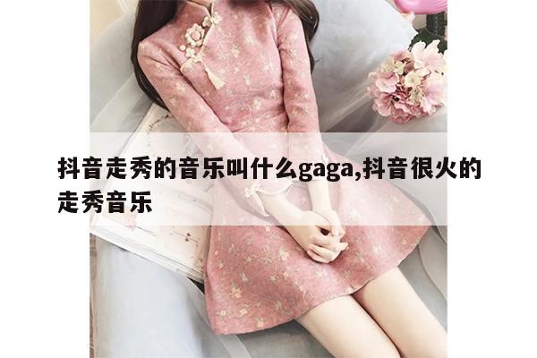 抖音走秀的音乐叫什么gaga,抖音很火的走秀音乐