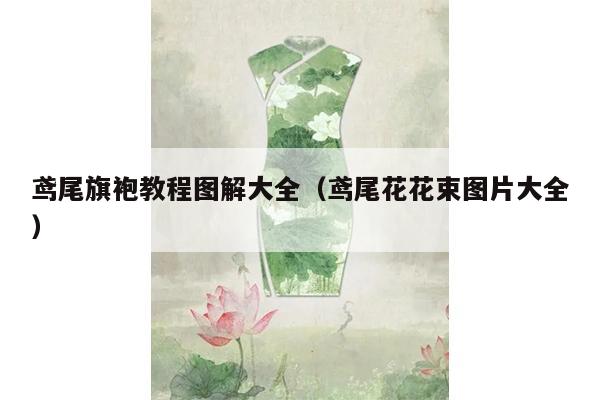 鸢尾旗袍教程图解大全（鸢尾花花束图片大全）