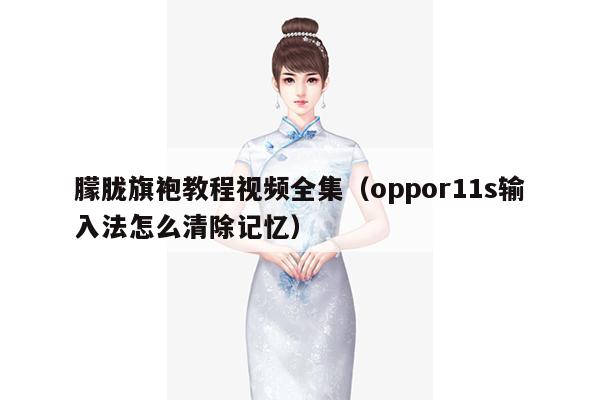 朦胧旗袍教程视频全集（oppor11s输入法怎么清除记忆）