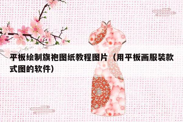 平板绘制旗袍图纸教程图片（用平板画服装款式图的软件）