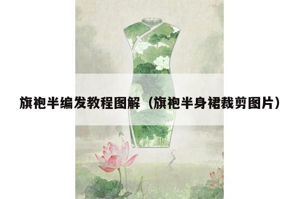 旗袍半编发教程图解（旗袍半身裙裁剪图片）