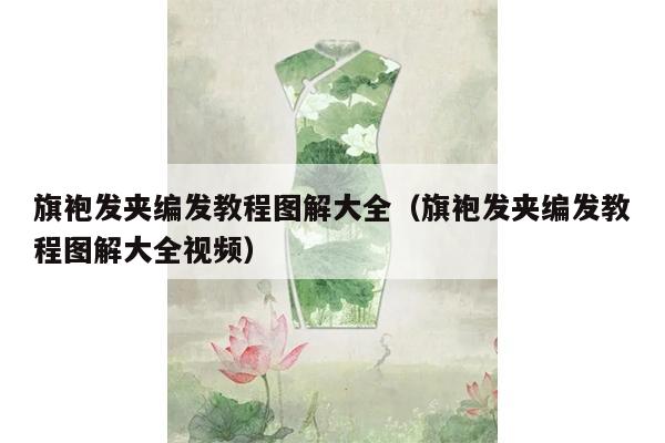 旗袍发夹编发教程图解大全（旗袍发夹编发教程图解大全视频）