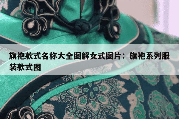 旗袍款式名称大全图解女式图片：旗袍系列服装款式图